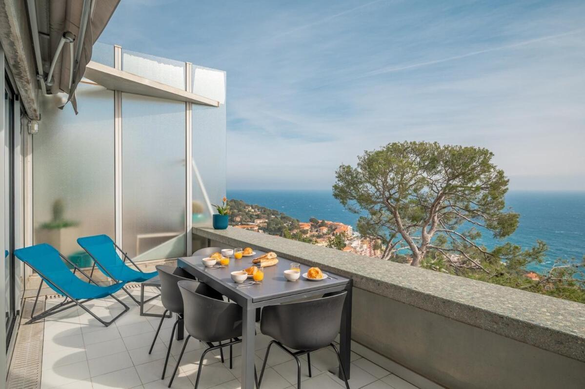 Le Coq -Splendide Vue -Magnifique Piscine -Parking Appartement Cap-d'Ail Buitenkant foto